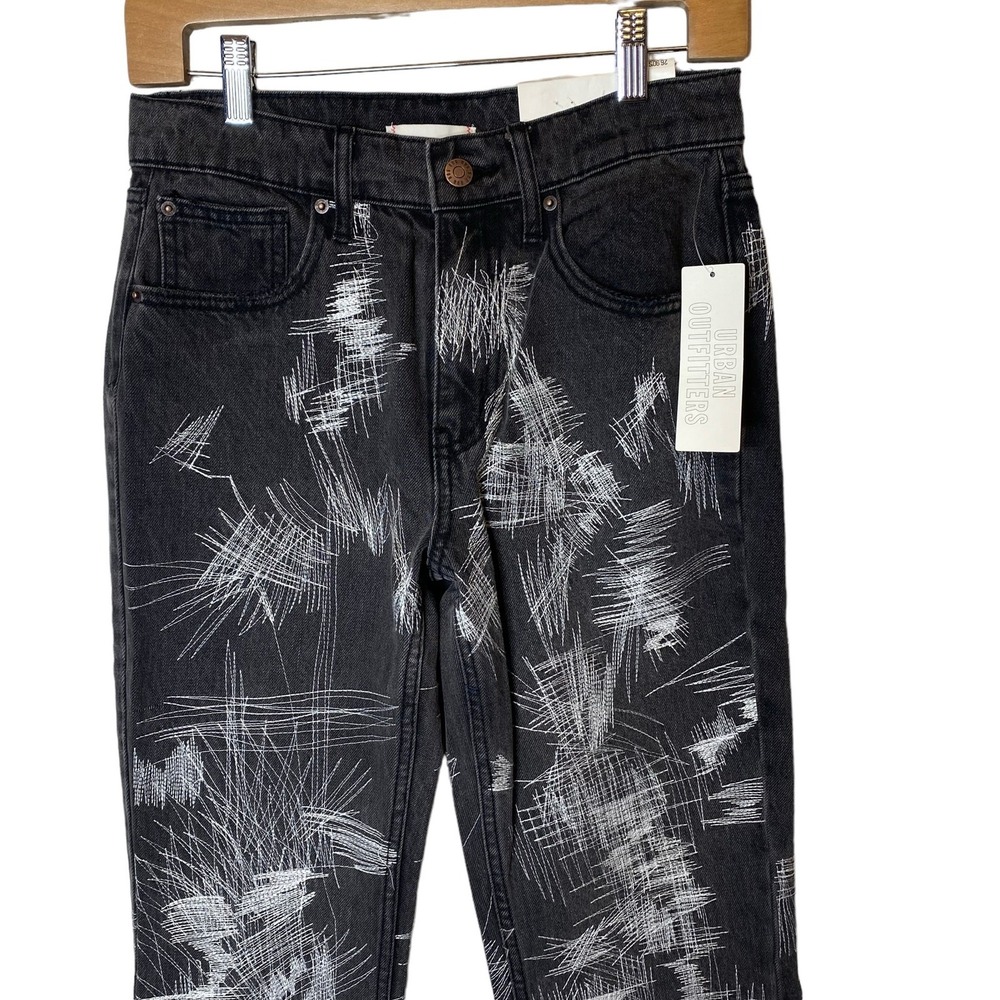 BDG Jeans 90s High Rise Bootcut Embroidered NEW size 26 Urban Outfitters - Picture 3 of 7